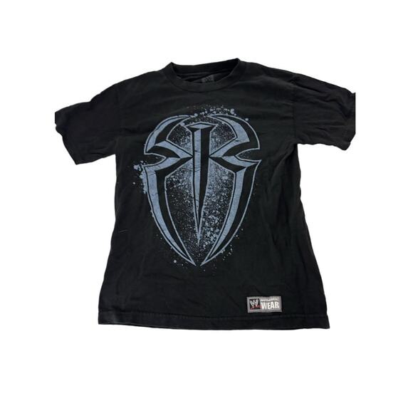 Y2k black and grey WWE Roman Reigns tee - Picture 2 of 7